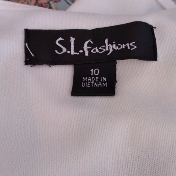 S.L.Fashions Sheer Dress - Picture 8 of 15